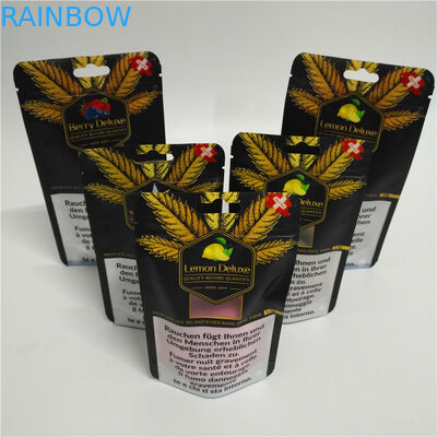 3.5g 7g 14g 1oz 1lb Premium Flower Pouch Custom Printed Foil Laminated Mylar Packaging Tas Ziplock Bukti Bau