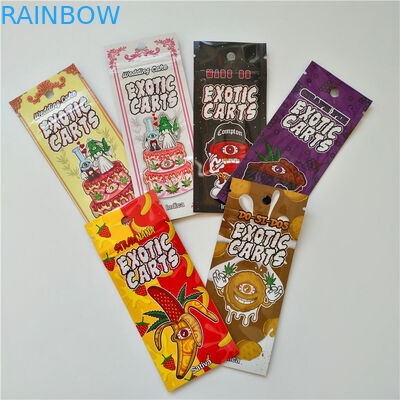 3.5g Cookies Mylar Bags Soft Touch Bunga Biji Kemasan Sachet Tea Sample Bag Candy Bags