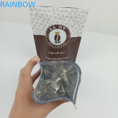 Matte Aluminium Foil Stand up Pouch Packaging Tas Kemasan Kopi Mylar Bags