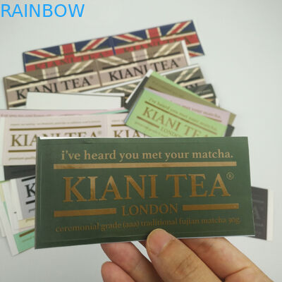 Stiker Tahan Air Perekat Disesuaikan Unik Produk Makanan Botol Air Logo Kustom Label Label Stiker