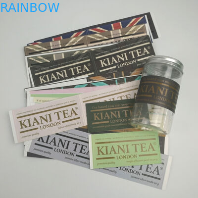 Stiker Tahan Air Perekat Disesuaikan Unik Produk Makanan Botol Air Logo Kustom Label Label Stiker