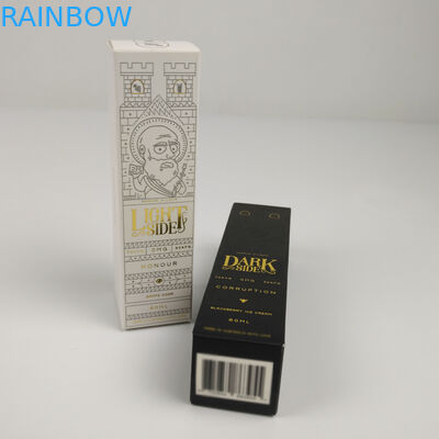 Logo Kustom Dicetak Kotak Kemasan Kertas Kosmetik Mengkilap Persegi Panjang Mengkilap Untuk Botol Perawatan Kulit Serum Parfum Essence