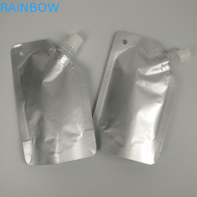 Aluminium Spout Pouch Stand Up Tas Kemasan Cairan Kemasan Minyak Esensial - Aluminium Spouted Water Spouch Wine Bag
