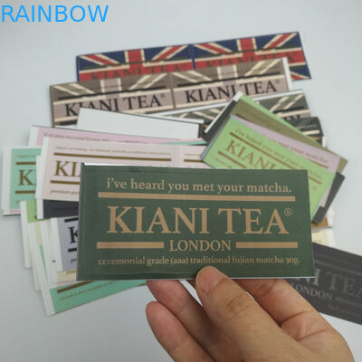 Terima logo kustom OEM Fashionabl dicetak stiker Label anggur perekat Stiker Label Perekat Tahan Air