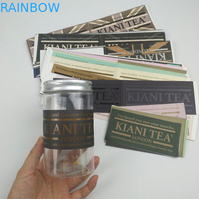 Terima logo kustom OEM Fashionabl dicetak stiker Label anggur perekat Stiker Label Perekat Tahan Air