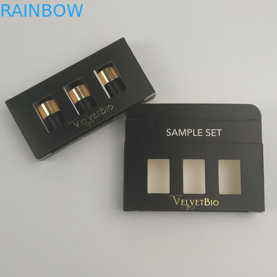 Logo Kustom Foil Emas UV Dicetak Tabung Persegi Panjang Karton Kotak Kemasan Kertas Kosmetik Untuk Perawatan Kulit Serum Esensi