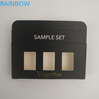 Logo Kustom Foil Emas UV Dicetak Tabung Persegi Panjang Karton Kotak Kemasan Kertas Kosmetik Untuk Perawatan Kulit Serum Esensi