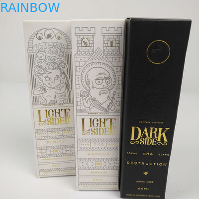 Kustom Grosir Lipat Kecil Hitam Mewah Hot Stamping Hadiah Foil Emas Kotak Kertas Kemasan Kosmetik