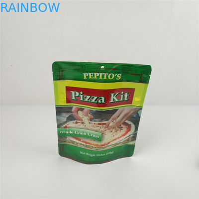 Kemasan tas makanan Logo Kustom Tas Bukti Bau kopi Foil Stand up Printed Pouch berdiri tas kemasan pizza
