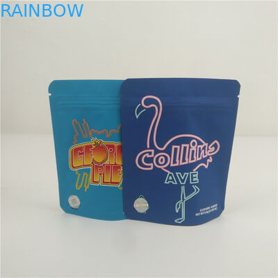 3,5 g Tas Mylar Edibles Kantong Kemasan Permen Bukti Bau Kantong Permen Lembut Bergetah
