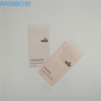 SGS 120mic Sachet Kraft Paper Bags Tas Kemasan Makanan Biodegradable VMPET