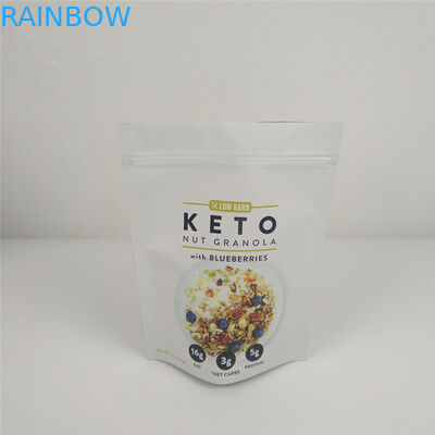 VMPET 120mic Ziplock Stand Up Pouch Kemasan Makanan MOPP Dicetak Gravure