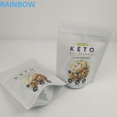 VMPET 120mic Ziplock Stand Up Pouch Kemasan Makanan MOPP Dicetak Gravure