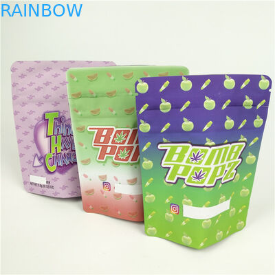 Ziplock Plastic CMYK Child Proof Packaging Bag Food Grade SGS