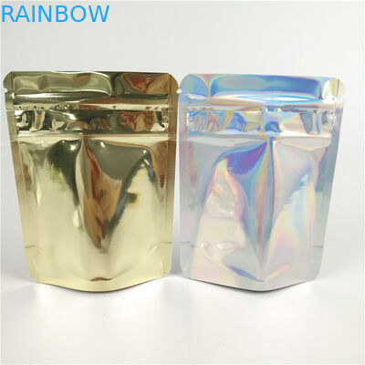 SGS 200g Bau Bukti Tas Ziplock Plastik CMYK Dengan Jendela