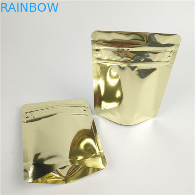 VMPET CMYK Smell Proof Stand Up Pouch Segel Panas Ziplock PMS