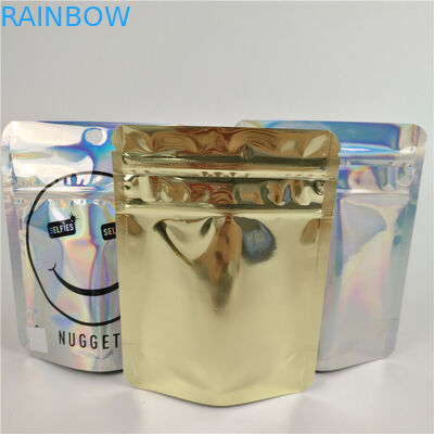 Zipock 300g Aluminium Foil Mylar Bags yang Dapat Ditutup Kembali Kemasan Makanan yang Dapat Dimakan