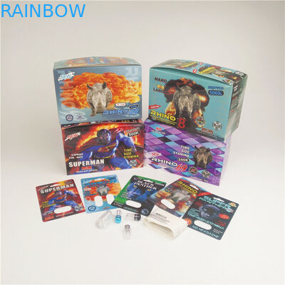 90mic Panther Sexual Pills 3D Card Kartu Kertas Rhino 3K 7K