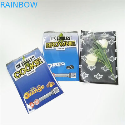 CMYK 120mic Flat Aluminium Foil Pouch Gummy THC Smell Proof Mylar Bag