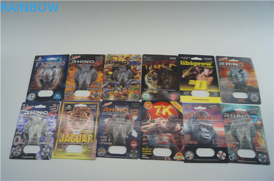 FDA Lubang Ganda 89X127mm 3D Kartu Plastik Untuk Badak 7