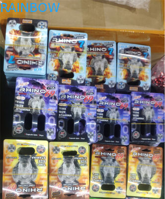 FDA Lubang Ganda 89X127mm 3D Kartu Plastik Untuk Badak 7