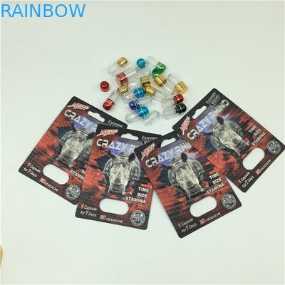 Crazy Rhino 69 Pills Packaging Box Rhino 7 Untuk Pil Seksual Pria
