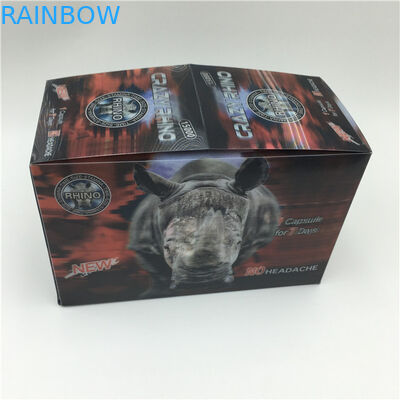 Crazy Rhino 69 Pills Packaging Box Rhino 7 Untuk Pil Seksual Pria