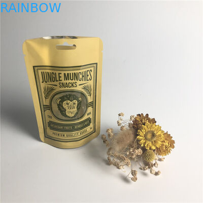 PA 1.5C AL 0.7C Matt Snack Packaging Bags Stand Up MPET