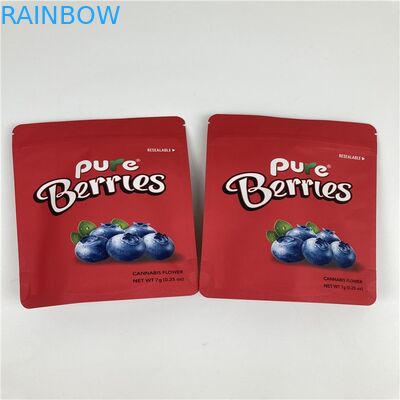 BOPP VMPET 1/8oz Cannabis Flower Packaging Bag 3.5g Cbd Zip Lock Foil Pouch