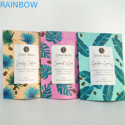 Matte OPP vmpet Bath Salt Packaging Bag 100g 200g Aluminium Foil Mylar Pouch