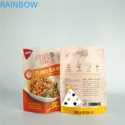 VMPET 12C PE Food Packaging Bag SGS Dengan Zipper Hot Food Cakes