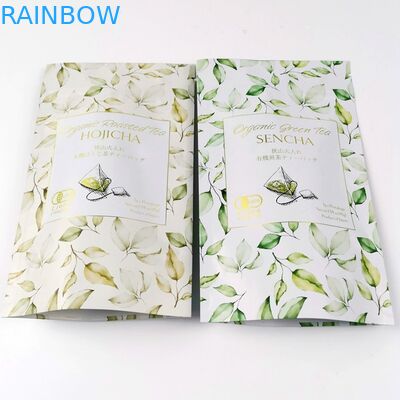 CMYK ISO VMPET Aluminium Foil Tea Pouch 120mic MOPP Tas Ritsleting Berdiri