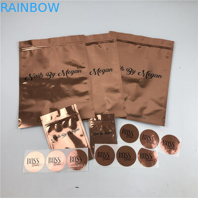 120mic MOPP CMYK Plastic Clothing Foil Bag SGS Clear Ziplock Mylar Bag