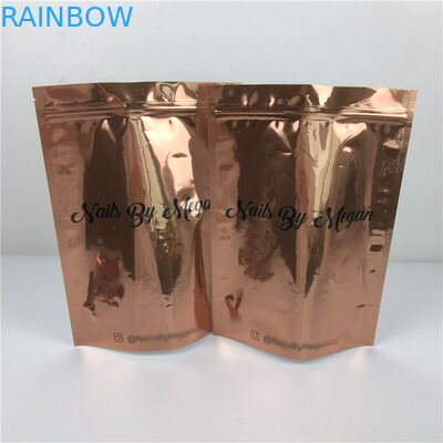 120mic MOPP CMYK Plastic Clothing Foil Bag SGS Clear Ziplock Mylar Bag