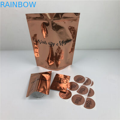 120mic MOPP CMYK Plastic Clothing Foil Bag SGS Clear Ziplock Mylar Bag