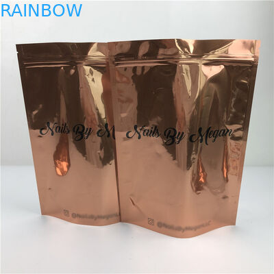 120mic MOPP CMYK Plastic Clothing Foil Bag SGS Clear Ziplock Mylar Bag
