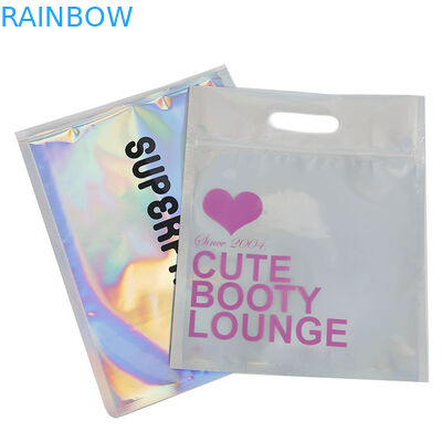 VMPET Mopp 110mic Pakaian Tas Kemasan Plastik Cmyk Dengan Jendela