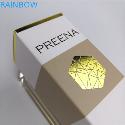 Kotak Kemasan Kosmetik Kertas SGS CMYK 2oz 60ml 30ml Foil Stamping