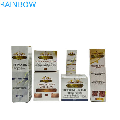 Kotak Kemasan Kosmetik Kertas SGS CMYK 2oz 60ml 30ml Foil Stamping