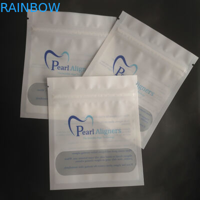 Tiga Sisi Seal Bopp Plastic Bag Clear Cmyk MOPP Untuk Teeth Aligners