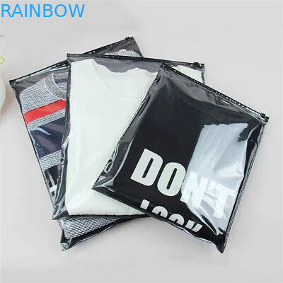 MOPP CMYK Resealable Clear Ziplock Bag Packaging VMPET Untuk Pakaian