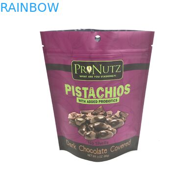 MOPP Gravure ISO VMPET Matte Zip Lock Bags 14g Dapat Ditutup Kembali Untuk Makanan