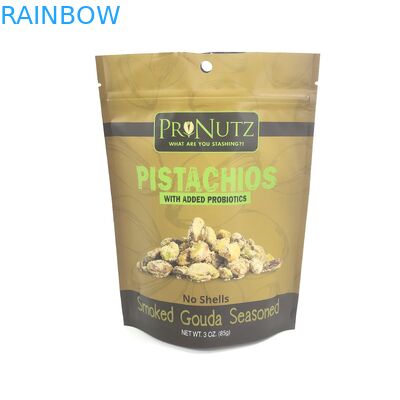 MOPP Gravure ISO VMPET Matte Zip Lock Bags 14g Dapat Ditutup Kembali Untuk Makanan