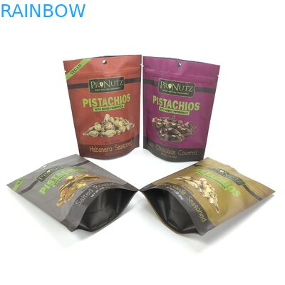 MOPP Gravure ISO VMPET Matte Zip Lock Bags 14g Dapat Ditutup Kembali Untuk Makanan