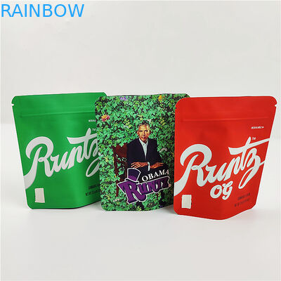 SGS 100mic CMYK Tas Bukti Bau Biodegradable Dapat Ditutup Kembali VMPET MOPP