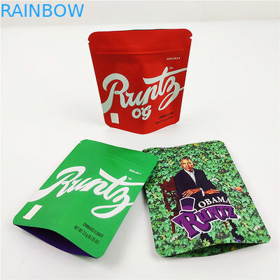 SGS 100mic CMYK Tas Bukti Bau Biodegradable Dapat Ditutup Kembali VMPET MOPP