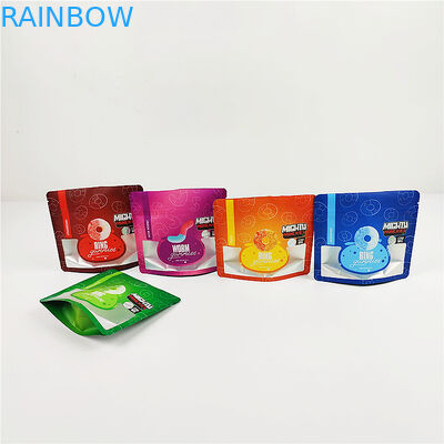 3.SA8000 QS CBD Gravure Printing Smell Proof Pouches 100mic Matte Clear Mylar Bags