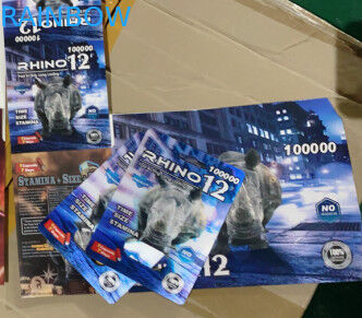 FX9000 R12 3d Paper Blister Card Kemasan Blister Plastik Untuk Pil Seks