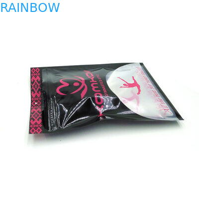 240mic CMYK MOPP Opp Bags Garment Zipper Frosted VMPET Untuk Pakaian