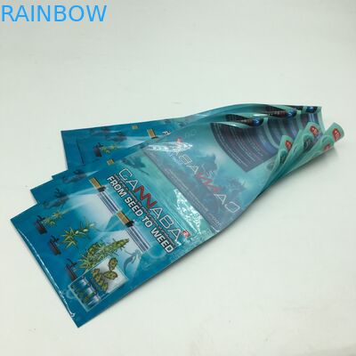 Digital Printing ZIplock Cigar Tobacco Leaf Packaging Bags Plastik Mylar Packaging Bags Pembungkus Kantong Plastik CBD